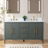 Bathroom Vanity Cabinet with Engineered Marble Top CVI VG