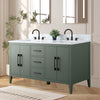 Bathroom Vanity Cabinet with Engineered Marble Top CVI VG