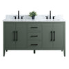 Bathroom Vanity Cabinet with Engineered Marble Top CVI VG