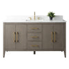 Bathroom Vanity Cabinet with Engineered Marble Top CVI DG