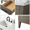 Bathroom Vanity Cabinet with Engineered Marble Top CVI DG