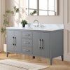 Bathroom Vanity Cabinet with Engineered Marble Top CVI G