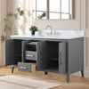 Bathroom Vanity Cabinet with Engineered Marble Top CVI G