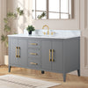 Bathroom Vanity Cabinet with Engineered Marble Top CVI G