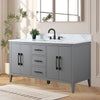 Bathroom Vanity Cabinet with Engineered Marble Top CVI G