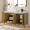 Bathroom Vanity Cabinet with Engineered Marble Top CVI NO