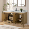 Bathroom Vanity Cabinet with Engineered Marble Top CVI NO