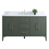 Bathroom Vanity Cabinet with Engineered Marble Top CVI VG