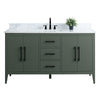 Bathroom Vanity Cabinet with Engineered Marble Top CVI VG