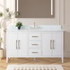 Bathroom Vanity Cabinet with Engineered Marble Top CVI W