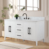 Bathroom Vanity Cabinet with Engineered Marble Top CVI W