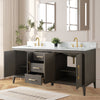 Bathroom Vanity Cabinet with Engineered Marble Top CVI DG