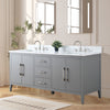 Bathroom Vanity Cabinet with Engineered Marble Top CVI G