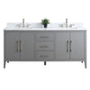 Bathroom Vanity Cabinet with Engineered Marble Top CVI G