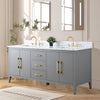 Bathroom Vanity Cabinet with Engineered Marble Top CVI G