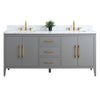 Bathroom Vanity Cabinet with Engineered Marble Top CVI G