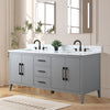 Bathroom Vanity Cabinet with Engineered Marble Top CVI G