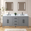 Bathroom Vanity Cabinet with Engineered Marble Top CVI G