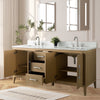 Bathroom Vanity Cabinet with Engineered Marble Top CVI NO