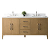 Bathroom Vanity Cabinet with Engineered Marble Top CVI NO