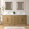 Bathroom Vanity Cabinet with Engineered Marble Top CVI NO