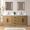 Bathroom Vanity Cabinet with Engineered Marble Top CVI NO