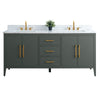 Bathroom Vanity Cabinet with Engineered Marble Top CVI VG