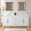 Bathroom Vanity Cabinet with Engineered Marble Top CVI W