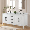 Bathroom Vanity Cabinet with Engineered Marble Top CVI W