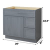 Bath Vanity Cabinet Only CVJ LR