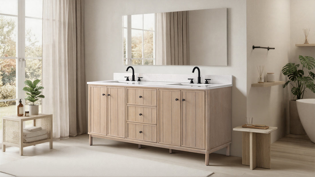 72"x22"x34" vanity with engineering stone top
