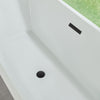 Acrylic Freestanding Soaking Bathtub B8202