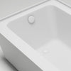 Acrylic Soaking Bathtub with Overflow and Drain B301 Left