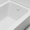 Acrylic Soaking Bathtub with Overflow and Drain B3022 RIGHT