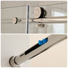 Frameless Sliding Shower Door with Explosion Proof Clear Glass SH676-08