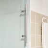 Frameless Sliding Shower Door with Explosion Proof Clear Glass SH676-08