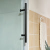 Frameless Sliding Shower Door with Explosion Proof Clear Glass SH676-08