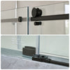 Frameless Sliding Shower Door with Explosion Proof Clear Glass SH676-08