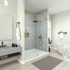 Frameless Sliding Shower Door with Explosion Proof Clear Glass SH676-08