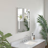 Frameless Rectangular LED Light Bathroom Vanity Mirror in Clear VA1