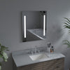 Frameless Rectangular LED Light Bathroom Vanity Mirror in Clear VA1