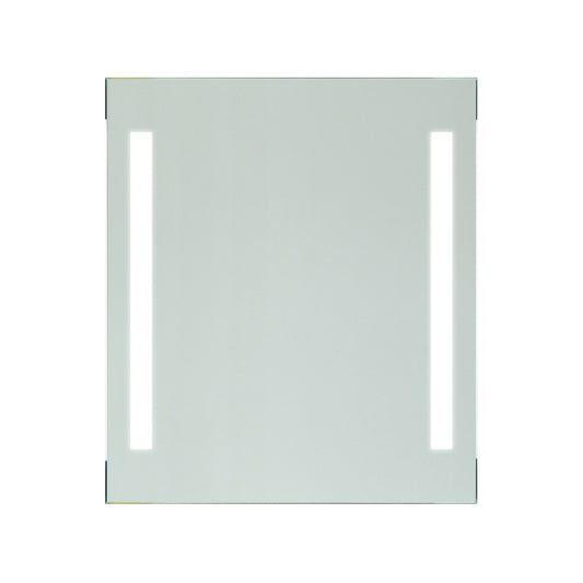 Frameless Rectangular LED Light Bathroom Vanity Mirror in Clear VA1