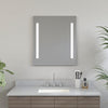 Frameless Rectangular LED Light Bathroom Vanity Mirror in Clear VA1