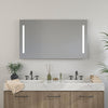 Frameless Rectangular LED Light Bathroom Vanity Mirror in Clear VA1