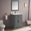 Bath Vanity with Engineered Marble Top with Basin and Mirror CVA