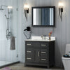 Bath Vanity with Engineered Marble Top with Basin and Mirror CVA