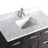 Bath Vanity with Vanity Top in White with White Basin and Mirror VA20