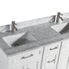 Bath Vanity with Vanity Top in White with White Basin and Mirror VA20 DB