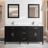 Bath Vanity with Vanity Top in White with White Basin and Mirror VA20 DB