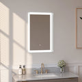 Frameless Rectangular LED Light Bathroom Vanity Mirror in ClearVA22SSS